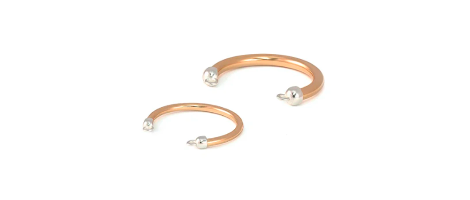 Permanent Bangle Rings. Sizes 4-8 Starter Kit. (One of each size is included).