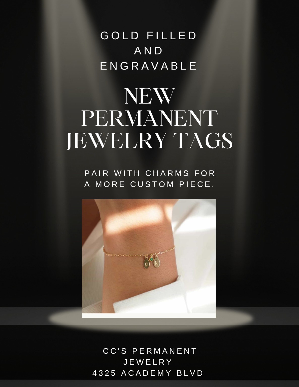 Engravable Permanent Jewelry Tags