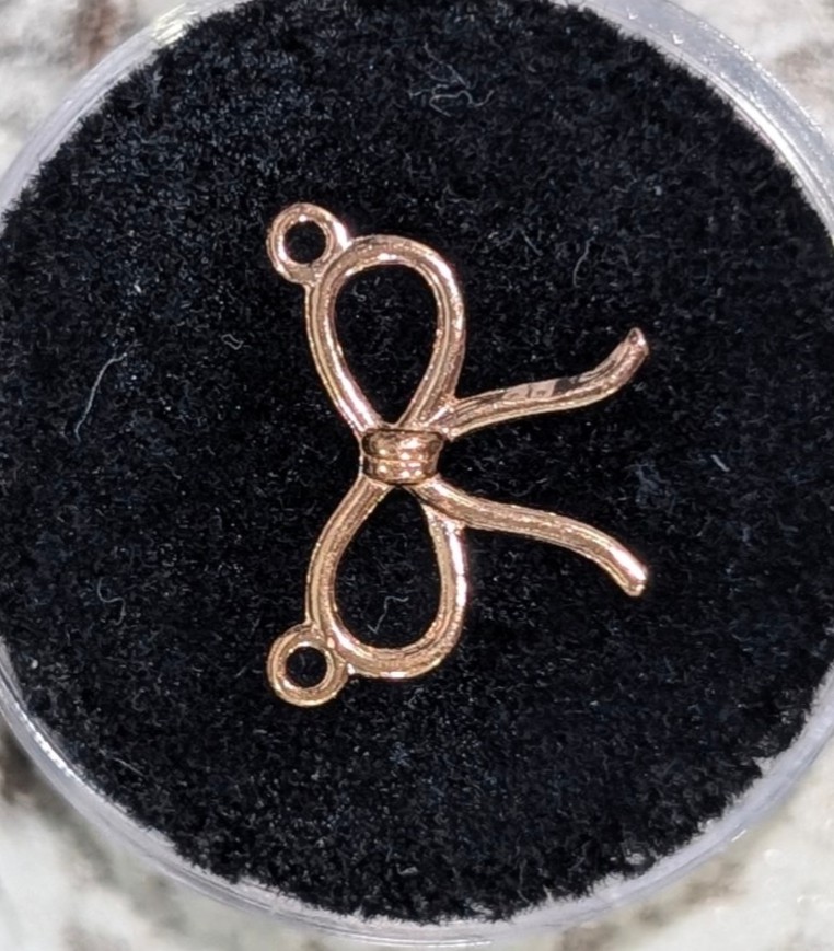 Rose Gold Bow Connector